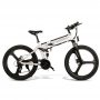 20LVXD30 White 20 Inch Folding Electric Mountain Bike