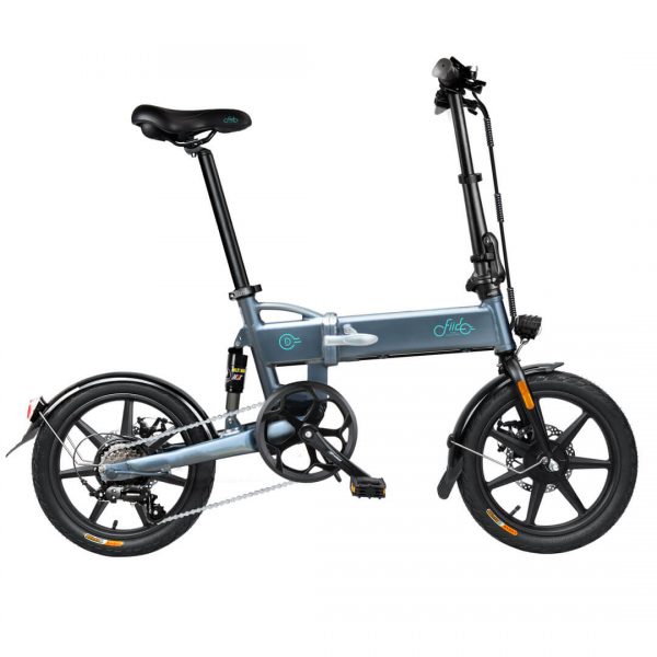 D2S 16 Inch Folding Fat Tire Electric Bike (250W, 7.8Ah, 7 Speed)