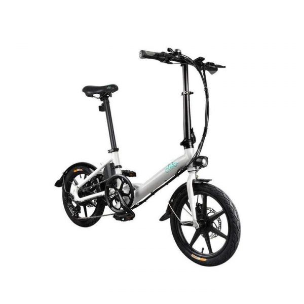 D3S 14 Inch Folding Fat Tire Electric Bike (250W, 7.8Ah, 3 Levels Moped Mode)