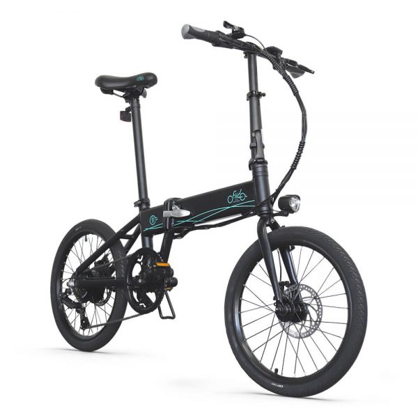 D4S 20 Inch Folding Fat Tire Electric Bike (250W, 10.4Ah, 3 Levels Moped Mode)