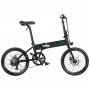 D4S Black 20 Inch Folding Fat Tire Electric Bike