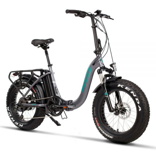 FT20 Inch Fat Tire Folding Electric Bike (250W, 13Ah, 9 Speed)