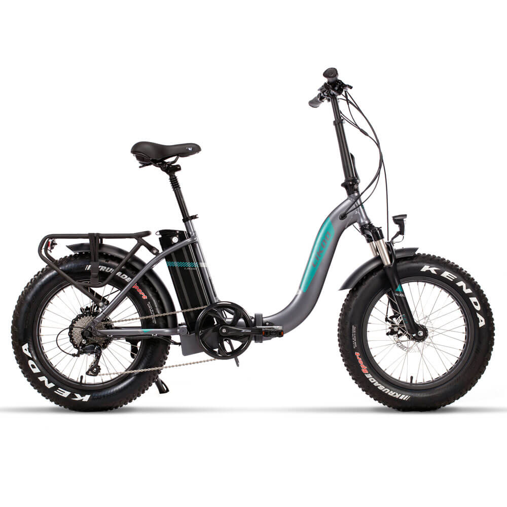 FT20 Inch Fat Tire Folding Electric Bike (250W, 13Ah, 9 Speed)